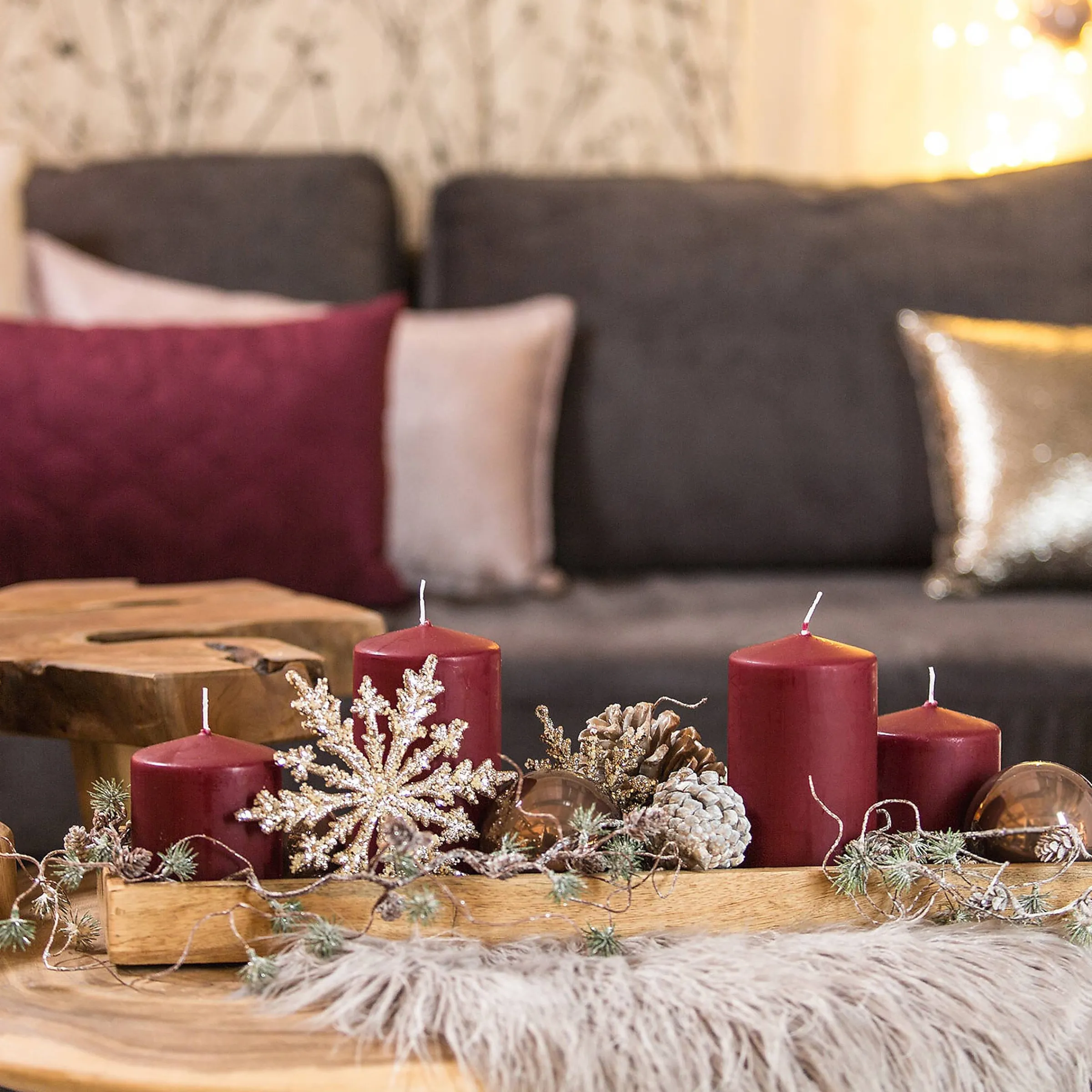 Depot Adventskerzen^Stumpenkerze Safe Candle