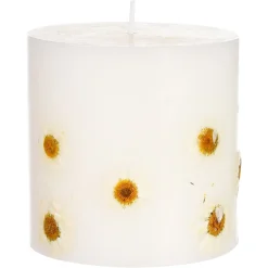 Depot Stumpenkerze Trockenblume> Kerzen