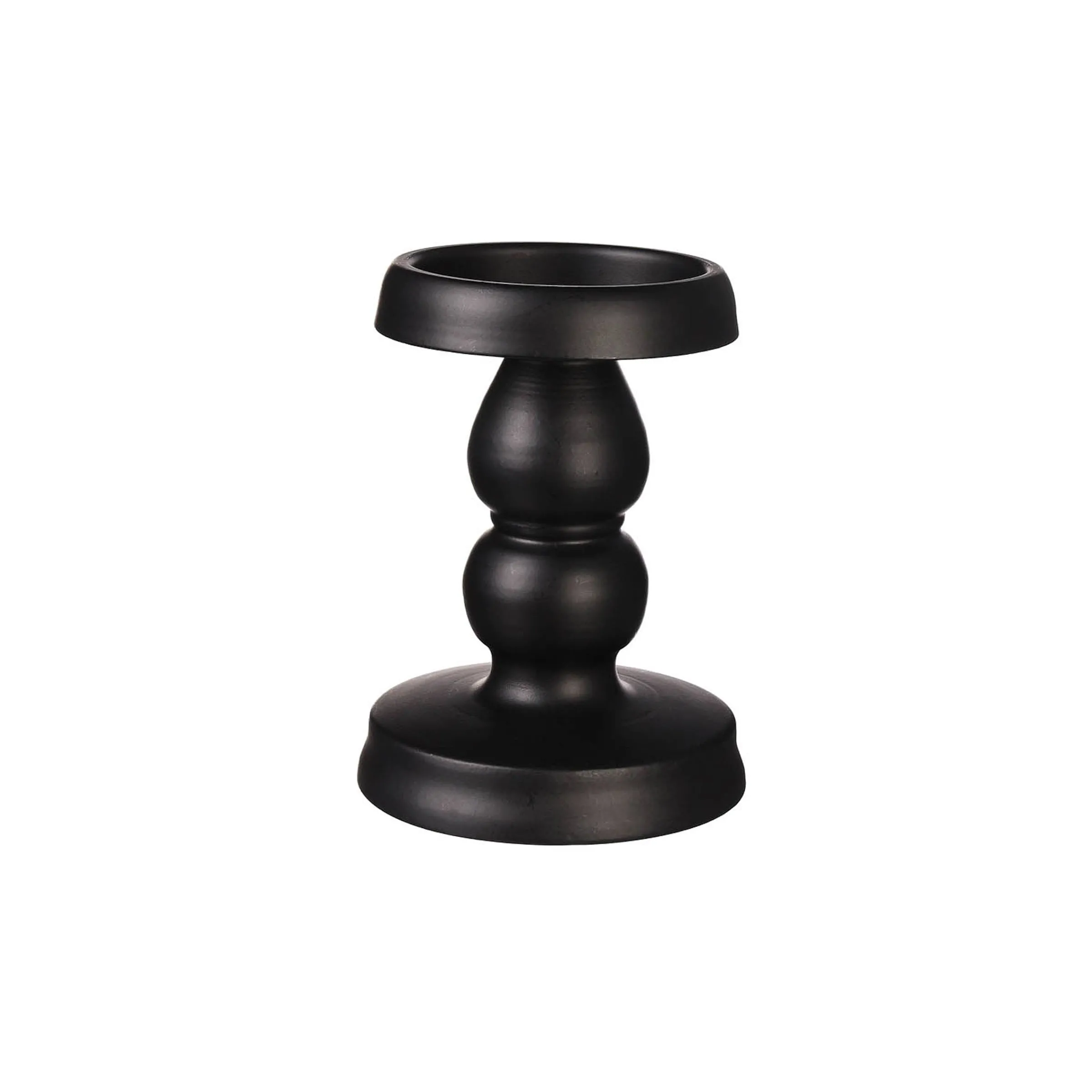 Depot Laternen & Kerzenhalter^Stumpenkerzenhalter-Set Svart