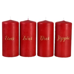Depot Adventskerzen^Stumpenkerzen-Set Advent