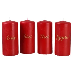 Depot Adventskerzen^Stumpenkerzen-Set Advent