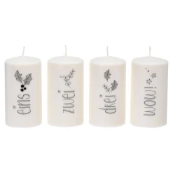 Depot Adventskerzen^Stumpenkerzen-Set 1-2-3-Wow!