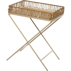 Depot Tablett-Beistelltisch Raffia> Beistelltische & Couchtische