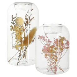 Depot Laternen & Kerzenhalter^Teelichthalter-Set Dryflower