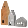 Depot Deko-Figuren & Objekte^Teelichthalter-Set Haus