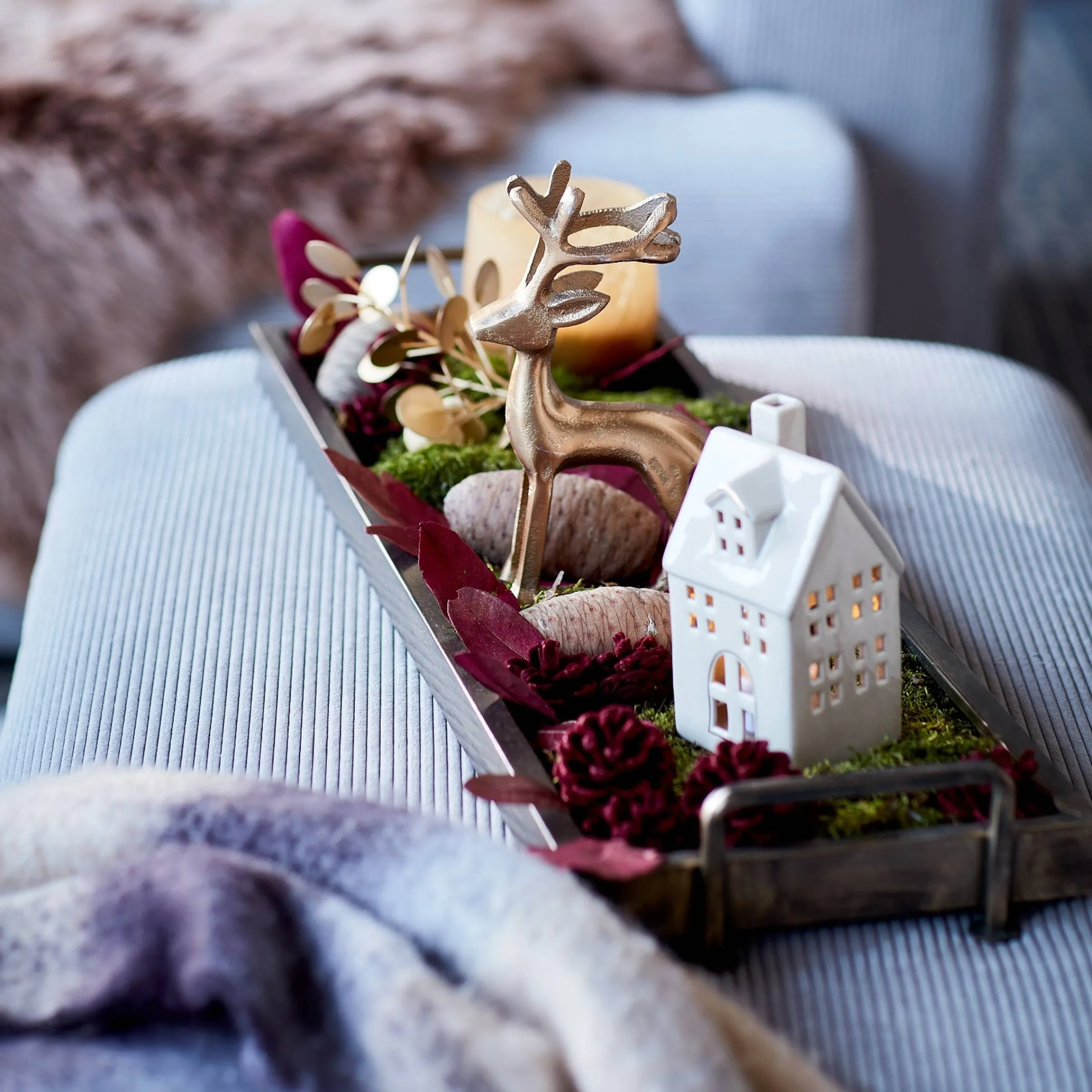 Depot Deko-Figuren & Objekte^Teelichthalter-Set Haus