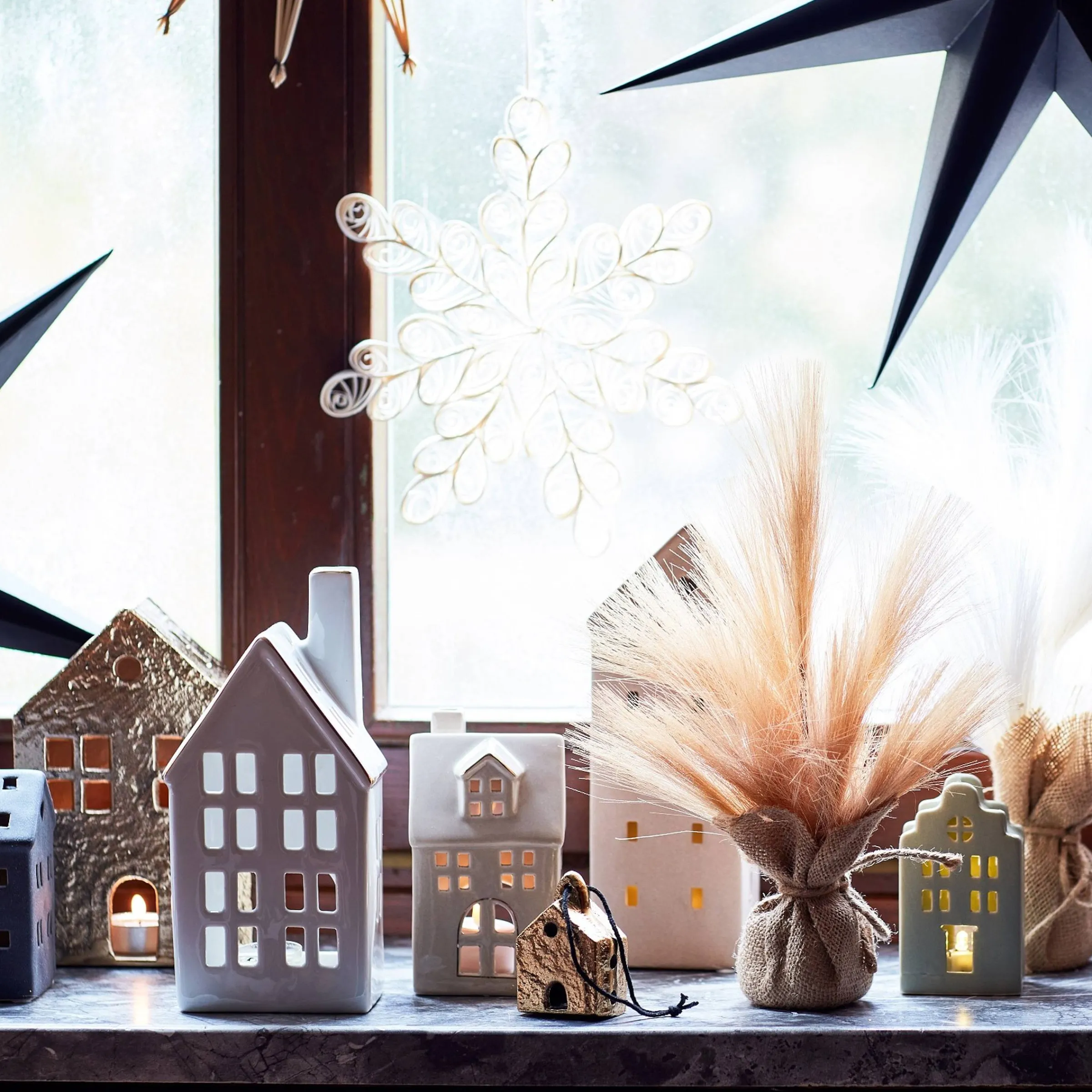 Depot Deko-Figuren & Objekte^Teelichthalter-Set Haus