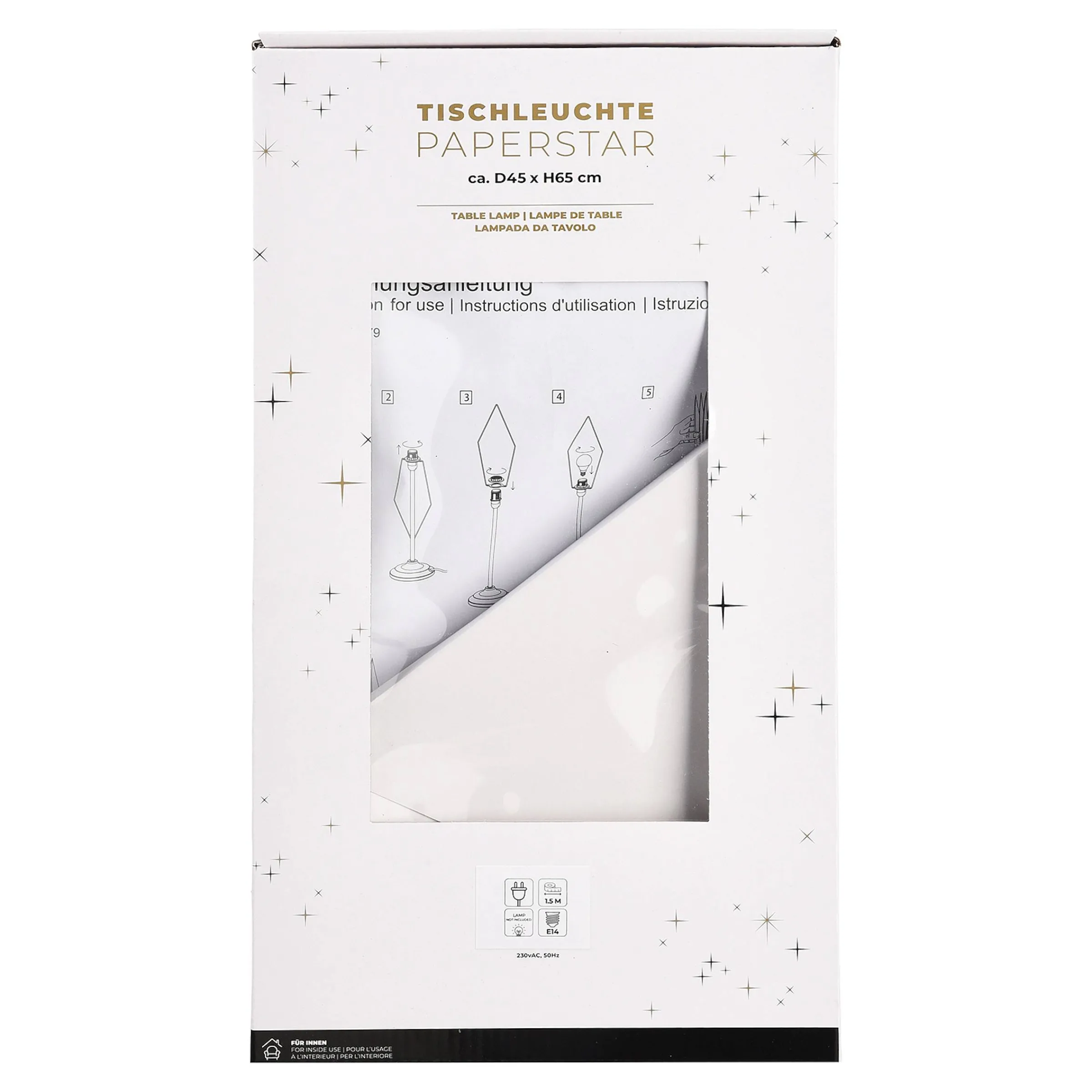 Depot Beleuchtung Für Drinnen^Tischleuchte Paperstar