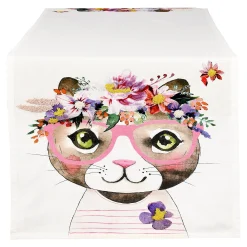 Depot Geschenkideen^Tischläufer Blumenkatze