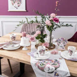 Depot Geschenkideen^Tischläufer Blumenkatze