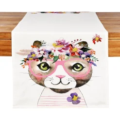 Depot Geschenkideen^Tischläufer Blumenkatze