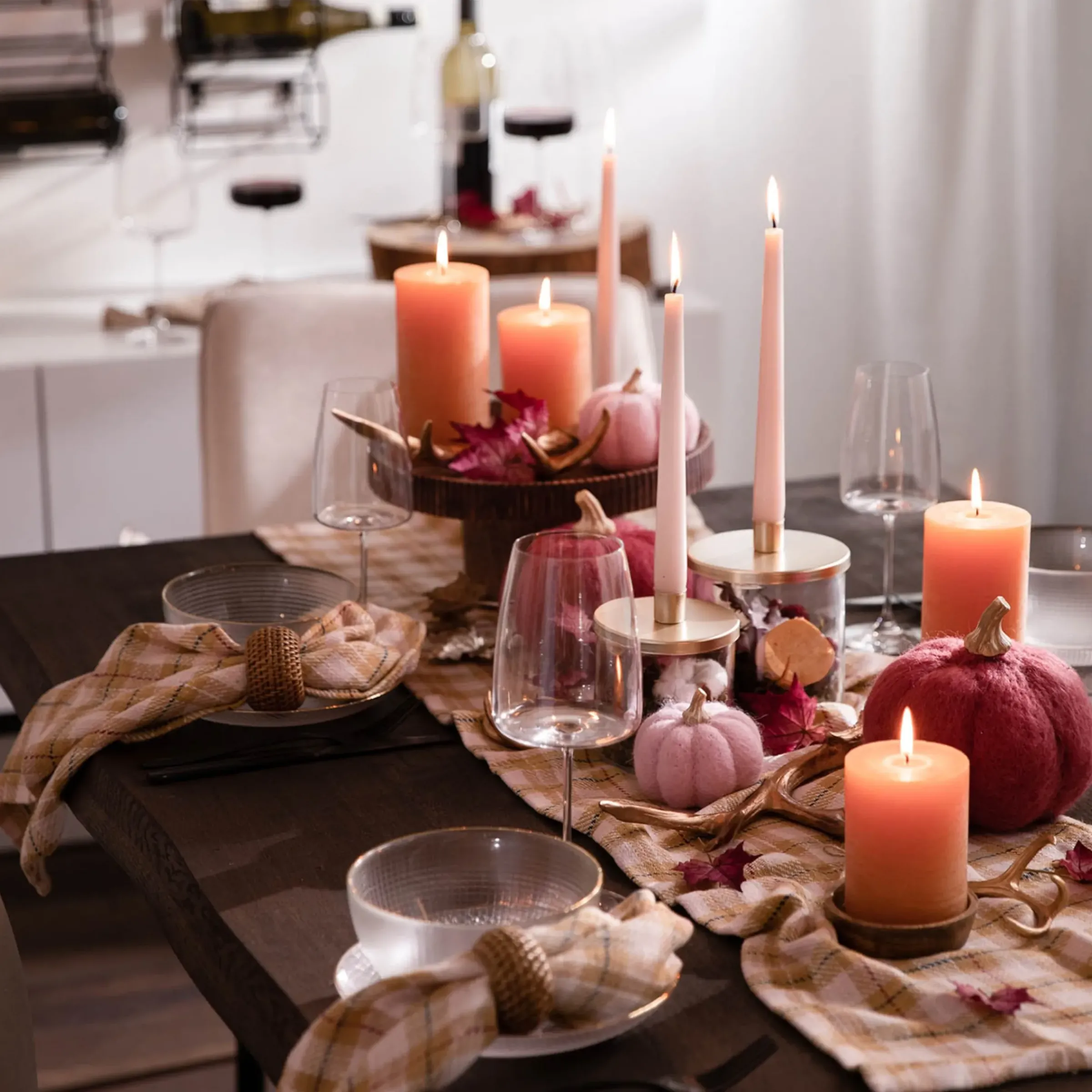 Depot Tischläufer Karo> Tischläufer