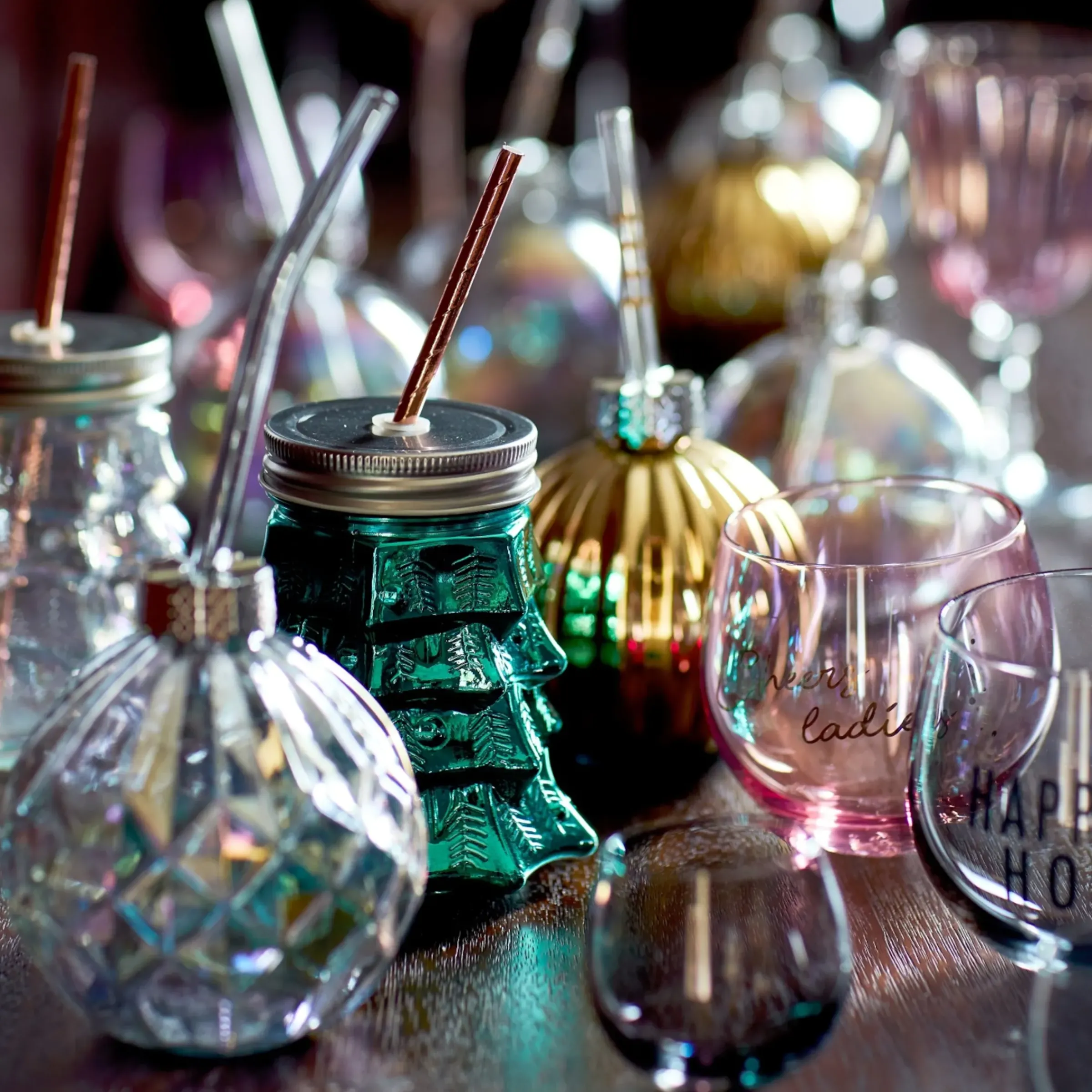 Depot Trinkgefas-Set Tanne & Rhombball> Gläser