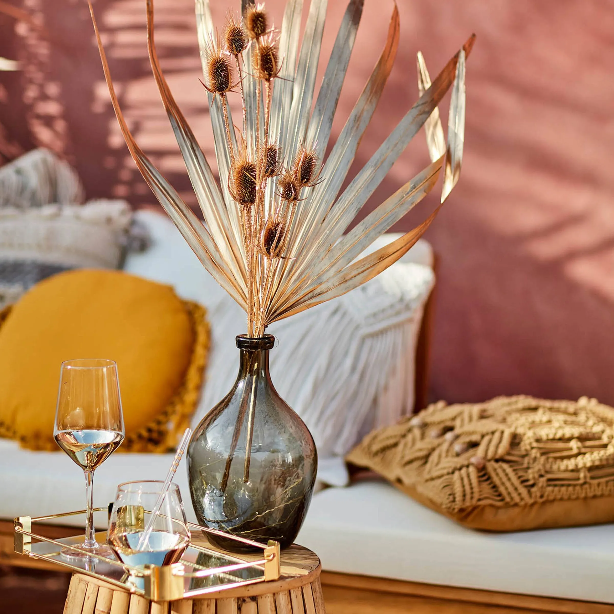 Depot Geschenkideen^Trockenblume Palmenblatt Xxl