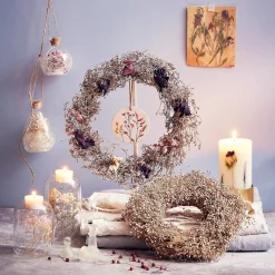 Depot Geschenkideen^Trockenblumenkranz Bea