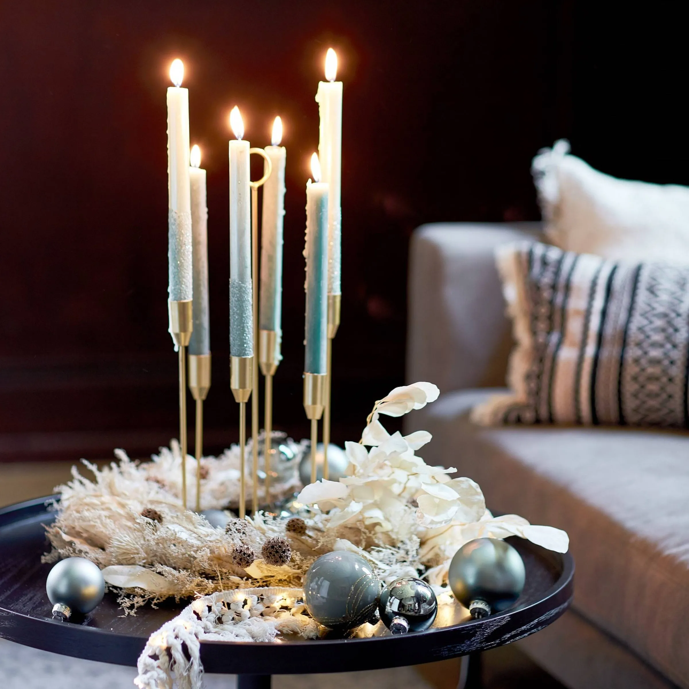 Depot Adventskranze & Zubehör^Trockenblumenkranz Ella