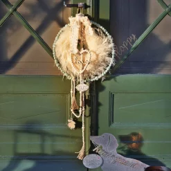 Depot Kranze^Trockenblumenkranz Fluffy