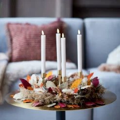 Depot Adventskranze & Zubehör^Trockenblumenkranz Isa