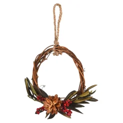 Depot Adventskranze & Zubehör^Trockenblumenkranz Tradition