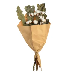 Depot Trockenblumenstraus Baumwolle> Blumensträuße