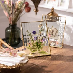 Depot Geschenk-Deko^Trockenbluten Fruhlingsblumenmix, Gepresst