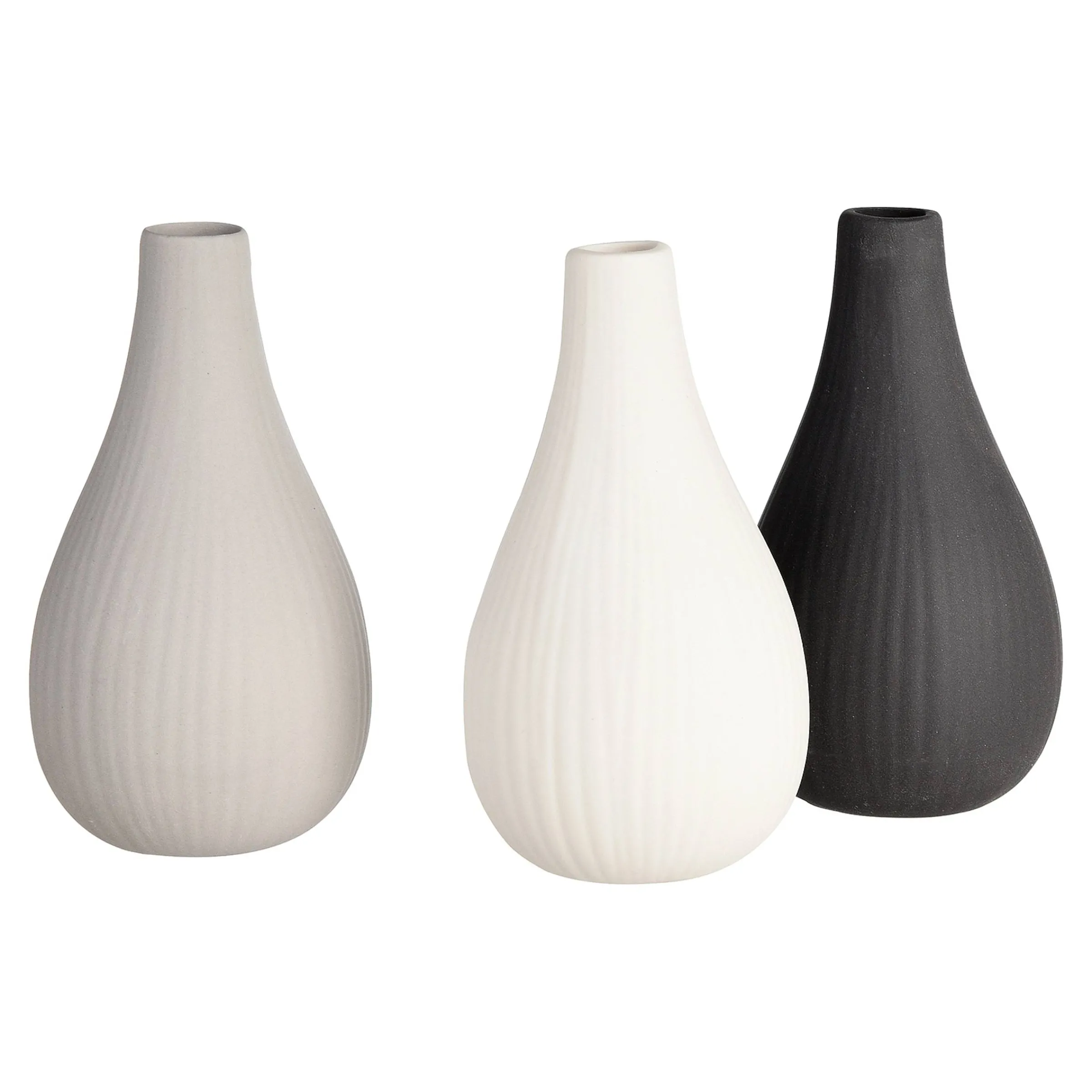 Depot Geschenkideen^Vasen-Set Rills