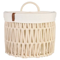 Depot Geschenkideen^Wand-Aufbewahrungskorb Makramee