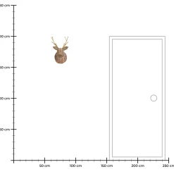 Depot Deko-Figuren & Objekte^Wanddeko-Objekt Hirschkopf