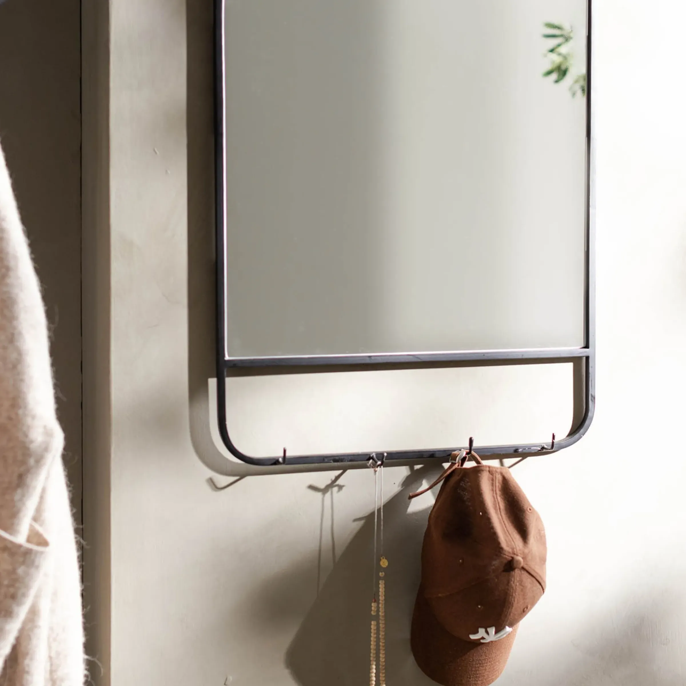 Depot Wandspiegel Daniel Mit Haken> Wanddeko