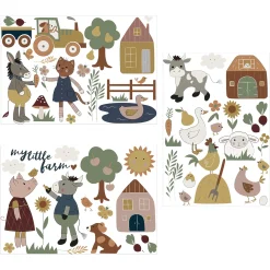 Depot Wandsticker-Bogen Little Farm> Wanddeko