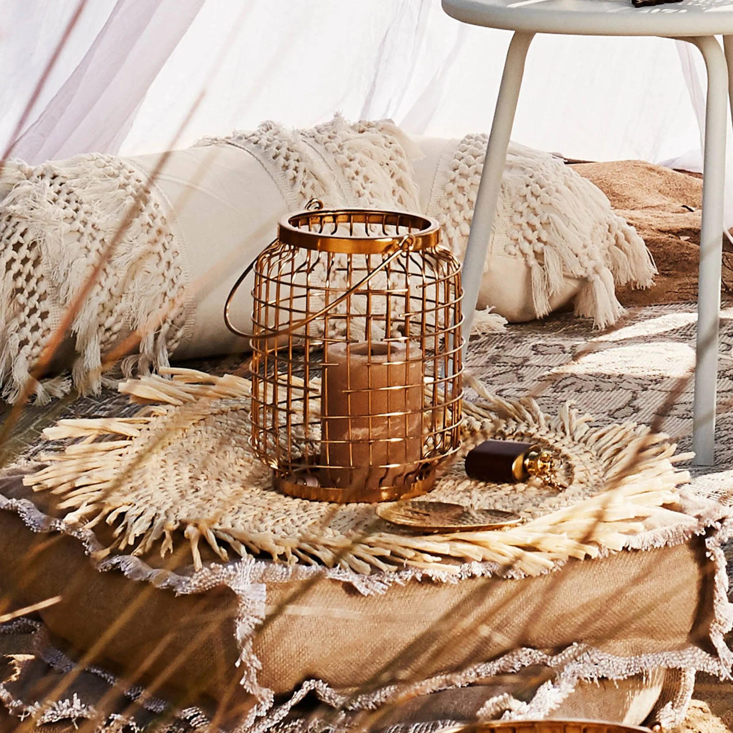 Depot Laternen & Kerzenhalter^Windlicht Gitter