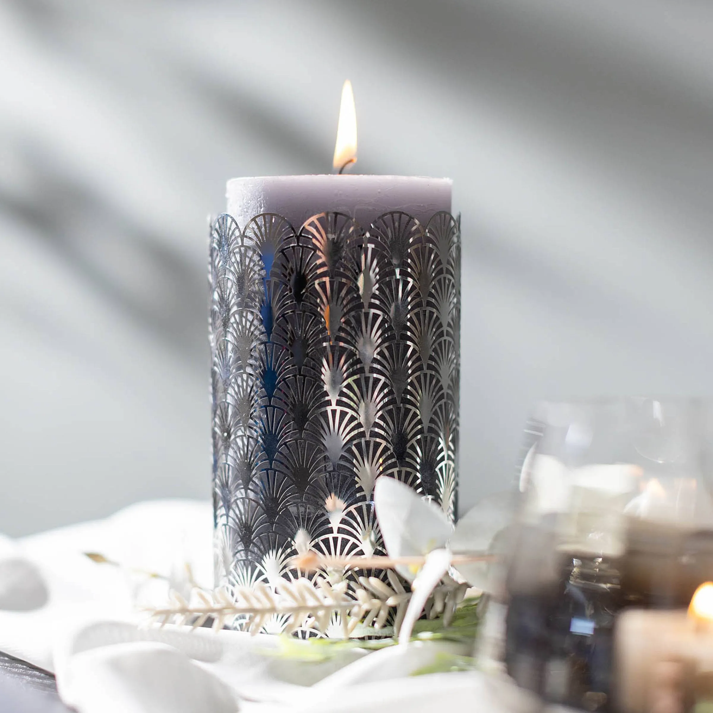 Depot Laternen & Kerzenhalter^Windlicht-Banderole Artdeco