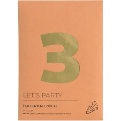Depot Xl-Folienballon Nummer 3> Luftballons