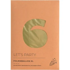 Depot Xl-Folienballon Nummer 6> Luftballons