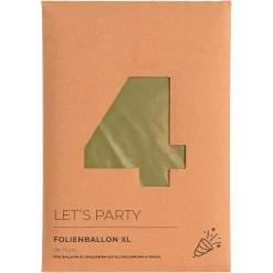 Depot Xl-Folienballon Nummer 4> Luftballons