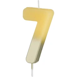 Depot Zahlenkerze Dip Dye 7> Kerzen